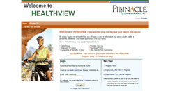 Desktop Screenshot of healthview.pinnacletpa.com