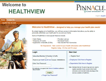 Tablet Screenshot of healthview.pinnacletpa.com